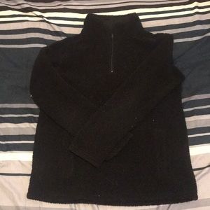 Fluffy black sweater:)